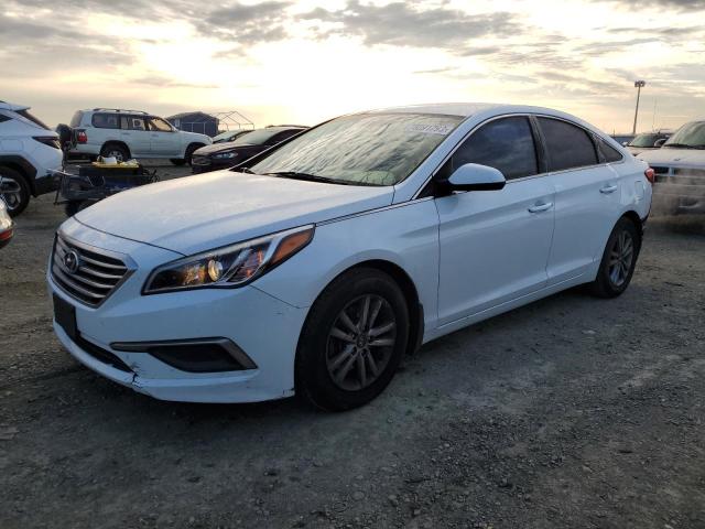 5NPE24AFXGH375014 - 2016 HYUNDAI SONATA SE WHITE photo 1