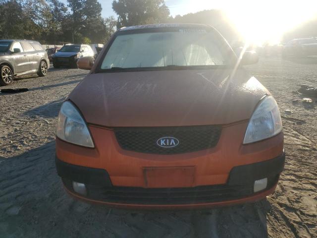 KNADE123986308905 - 2008 KIA RIO BASE ORANGE photo 5