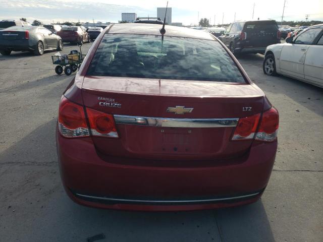 1G1PG5SB0E7402758 - 2014 CHEVROLET CRUZE LTZ RED photo 6