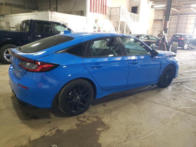 19XFL2G86PE014432 - 2023 HONDA CIVIC SPORT BLUE photo 3