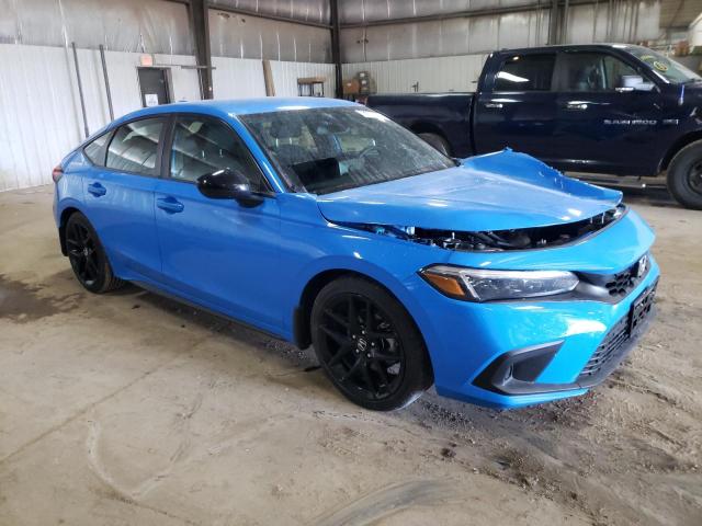 19XFL2G86PE014432 - 2023 HONDA CIVIC SPORT BLUE photo 4