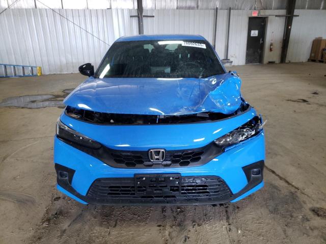 19XFL2G86PE014432 - 2023 HONDA CIVIC SPORT BLUE photo 5
