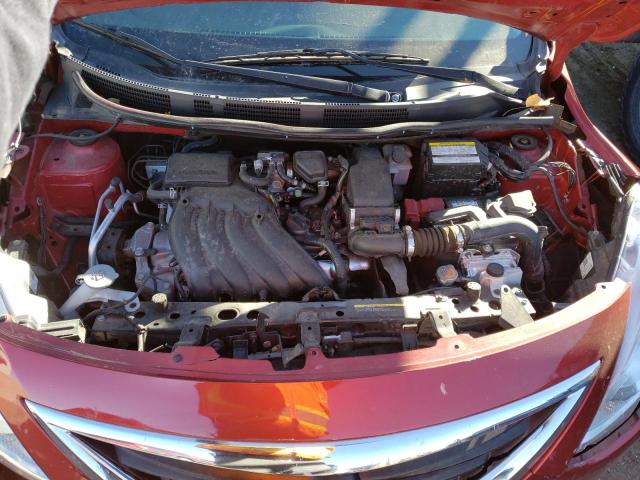 3N1CN7AP8JL809739 - 2018 NISSAN VERSA S BURGUNDY photo 11