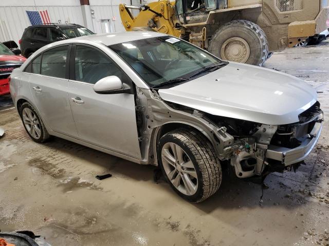 1G1PH5S92B7245692 - 2011 CHEVROLET CRUZE LTZ SILVER photo 4