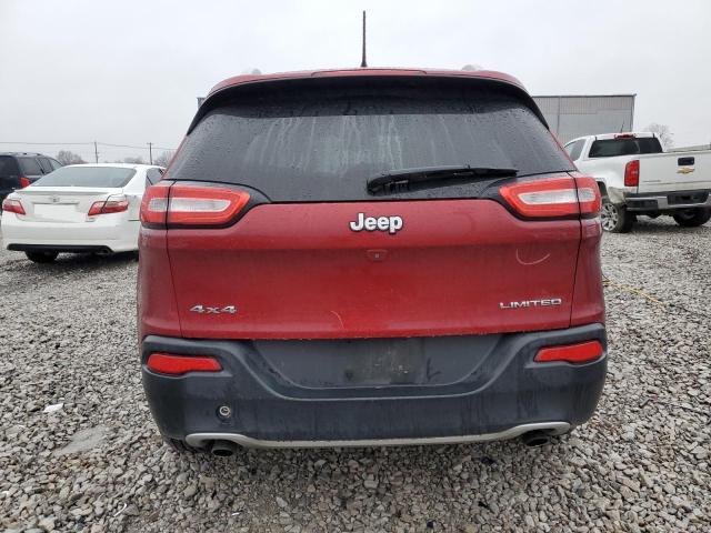 1C4PJMDS2EW243523 - 2014 JEEP CHEROKEE LIMITED RED photo 6