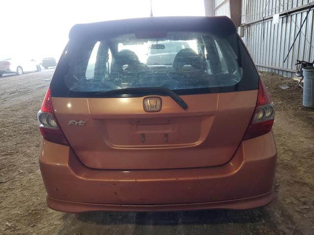 JHMGD38648S062111 - 2008 HONDA FIT SPORT ORANGE photo 6