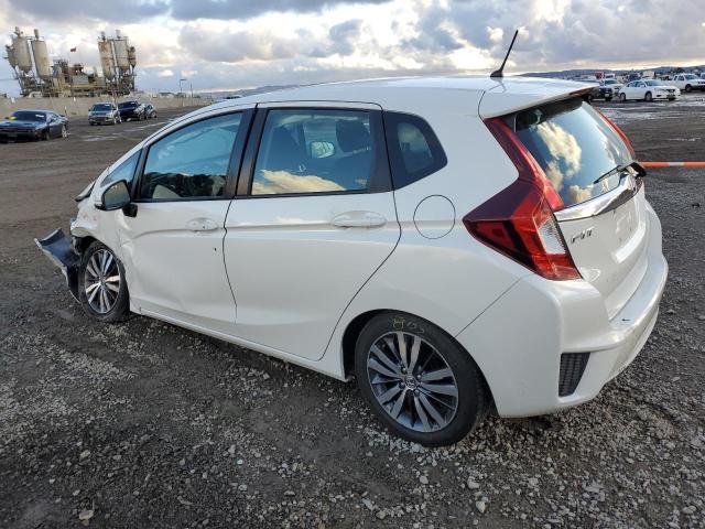 3HGGK5H85FM758763 - 2015 HONDA FIT EX WHITE photo 2