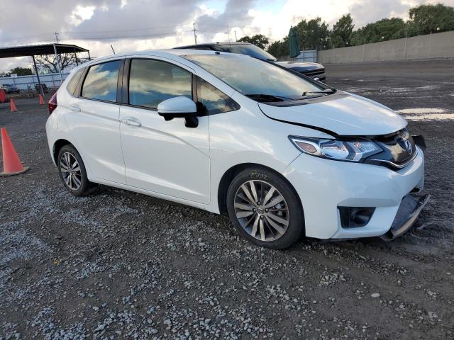 3HGGK5H85FM758763 - 2015 HONDA FIT EX WHITE photo 4