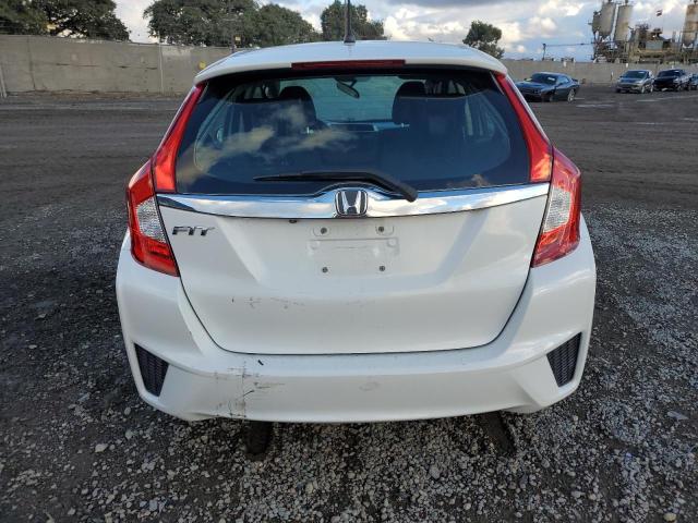 3HGGK5H85FM758763 - 2015 HONDA FIT EX WHITE photo 6