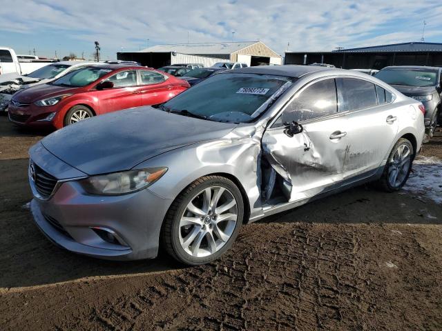 JM1GJ1V67E1159114 - 2014 MAZDA 6 TOURING GRAY photo 1