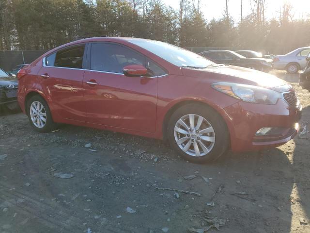 KNAFX4A80E5054441 - 2014 KIA FORTE EX RED photo 4