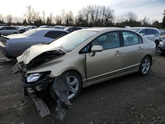 1HGFA16877L010562 - 2007 HONDA CIVIC EX GOLD photo 1