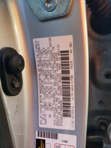 3TMJU62N77M038501 - 2007 TOYOTA TACOMA DOUBLE CAB PRERUNNER SILVER photo 12