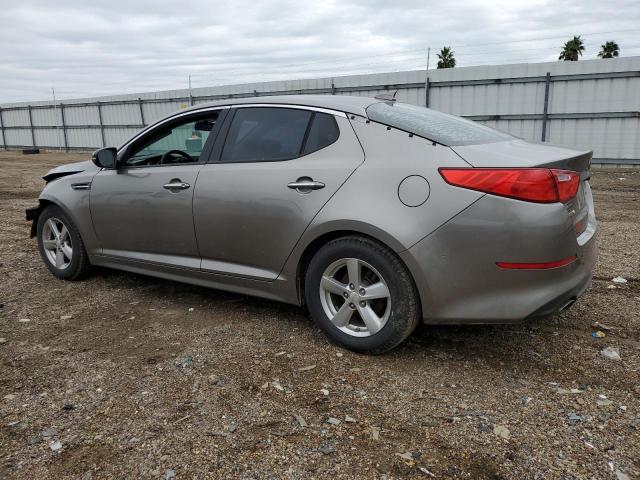 5XXGM4A74FG422608 - 2015 KIA OPTIMA LX GRAY photo 2