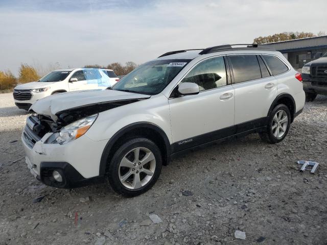 4S4BRCJC1D3303121 - 2013 SUBARU OUTBACK 2.5I LIMITED WHITE photo 1