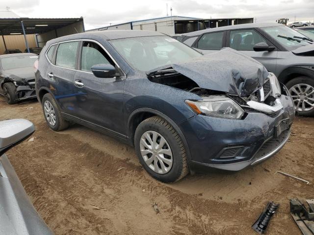 5N1AT2MT5FC782858 - 2015 NISSAN ROGUE S BLUE photo 4