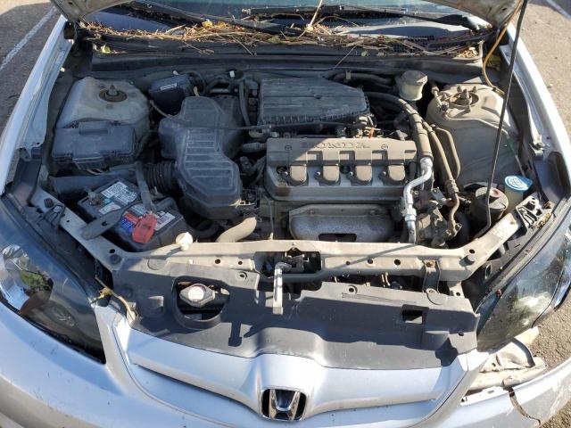 1HGES16304L009309 - 2004 HONDA CIVIC DX VP SILVER photo 11