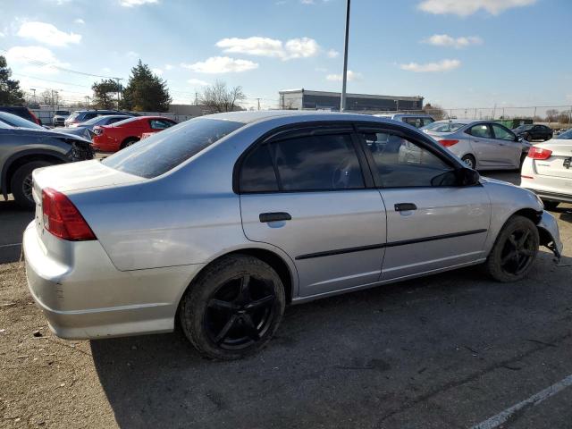1HGES16304L009309 - 2004 HONDA CIVIC DX VP SILVER photo 3