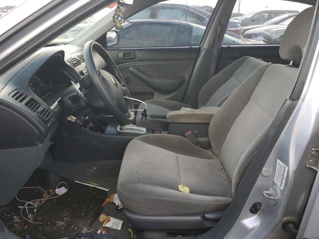 1HGES16304L009309 - 2004 HONDA CIVIC DX VP SILVER photo 7