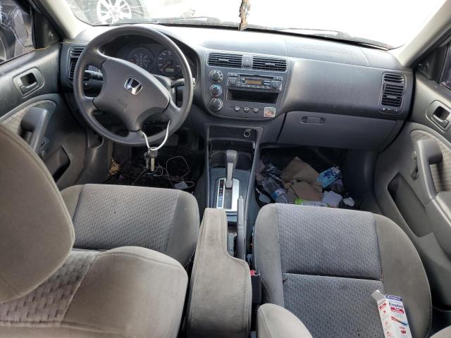 1HGES16304L009309 - 2004 HONDA CIVIC DX VP SILVER photo 8