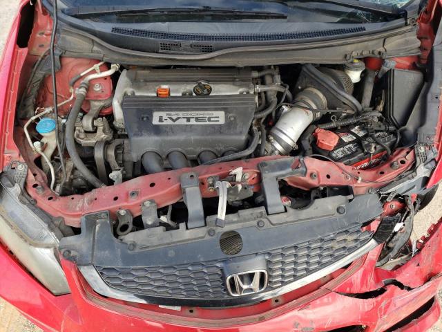 2HGFG4A50CH704918 - 2012 HONDA CIVIC SI RED photo 11