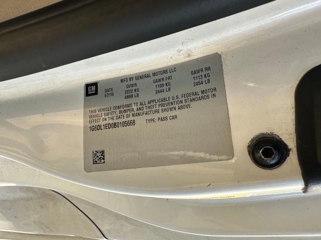 1G6DL1ED0B0105668 - 2011 CADILLAC CTS PERFORMANCE COLLECTION Beyaz fotoğraf 10