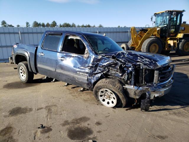 3GTRKVE35AG136817 - 2010 GMC SIERRA K1500 SLE BLUE photo 4