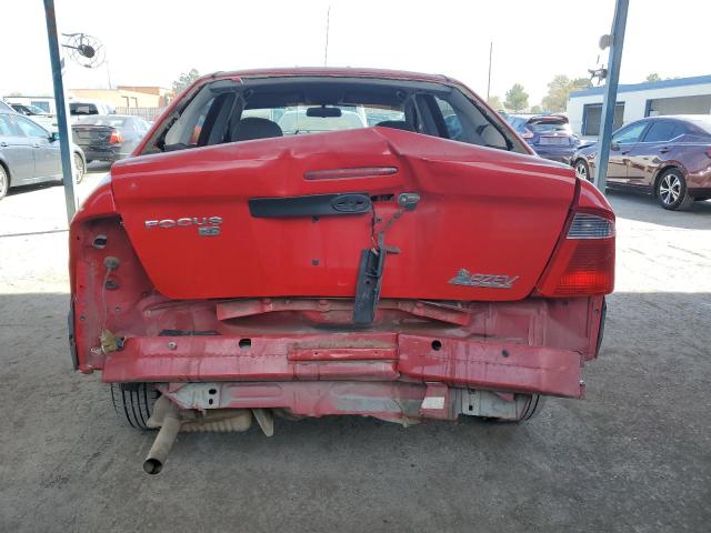 1FAHP34N47W326712 - 2007 FORD FOCUS ZX4 RED photo 6