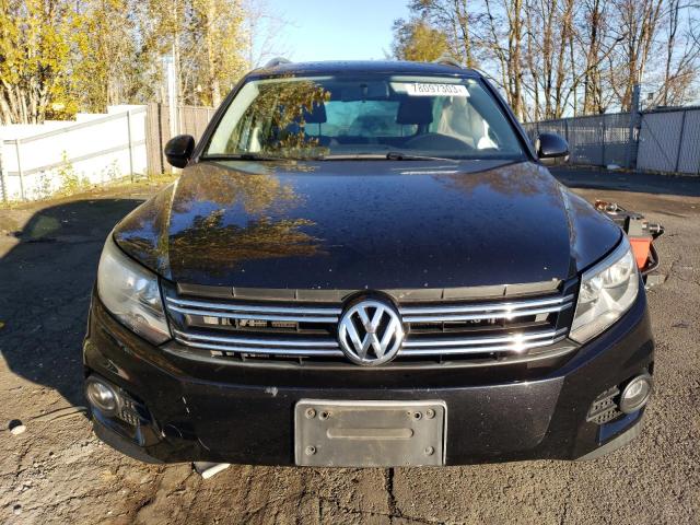 WVGBV7AX0CW603042 - 2012 VOLKSWAGEN TIGUAN S BLACK photo 5