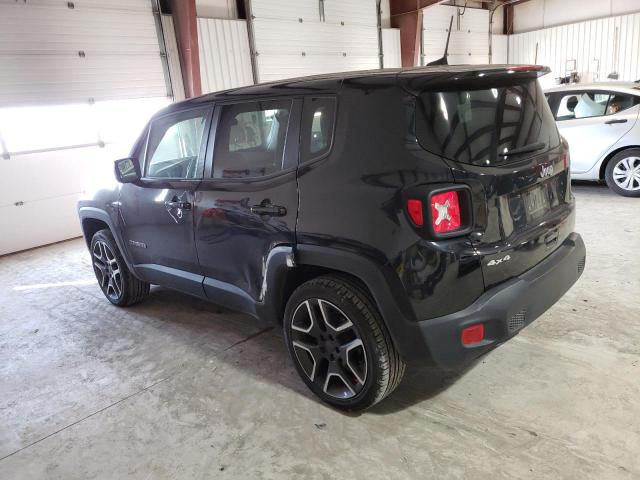 ZACNJBABXLPM08922 - 2020 JEEP RENEGADE SPORT BLACK photo 2