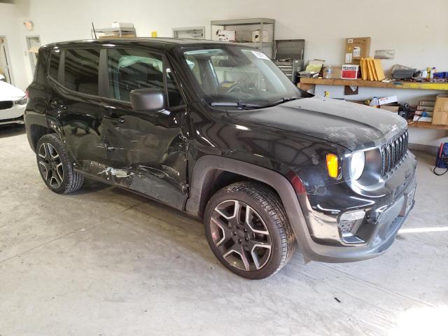 ZACNJBABXLPM08922 - 2020 JEEP RENEGADE SPORT BLACK photo 4