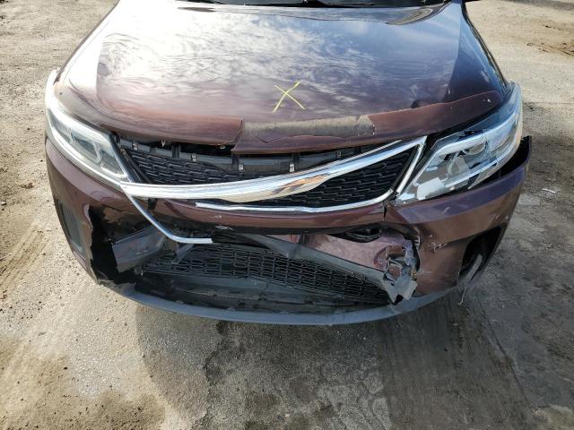 5XYKT3A60EG469451 - 2014 KIA SORENTO LX MAROON photo 12