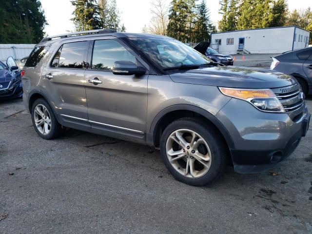 1FM5K8F85DGA01956 - 2013 FORD EXPLORER LIMITED GRAY photo 4