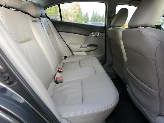 2HGFB2F9XCH516860 - 2012 HONDA CIVIC EXL ნაცრისფერი ფოტო 10