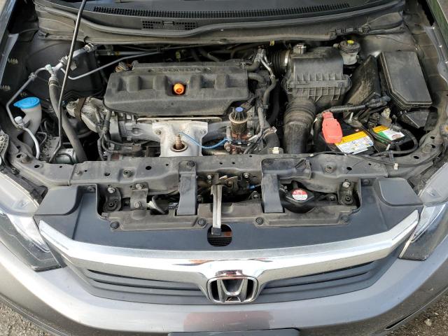 2HGFB2F9XCH516860 - 2012 HONDA CIVIC EXL ნაცრისფერი ფოტო 11
