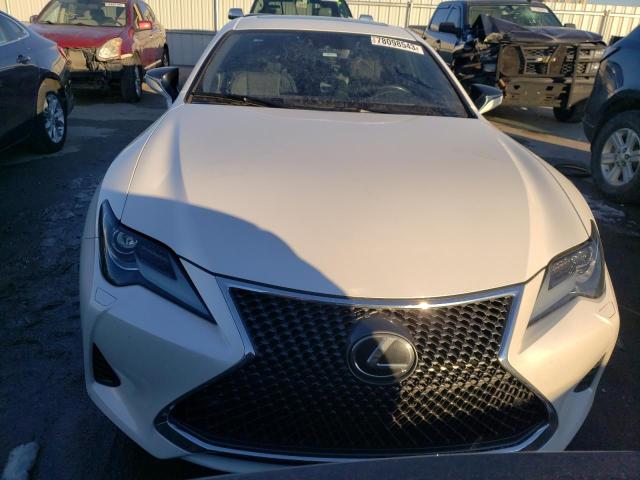 JTHS85BC5K5004863 - 2019 LEXUS RC 300 WHITE photo 5