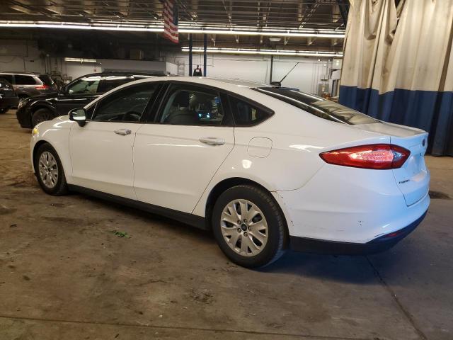 3FA6P0G79DR339084 - 2013 FORD FUSION S WHITE photo 2