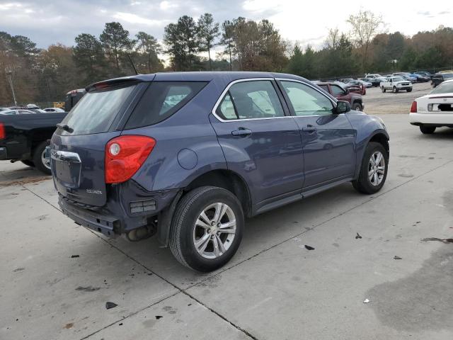 2GNALAEK4E6134706 - 2014 CHEVROLET EQUINOX LS BLUE photo 3