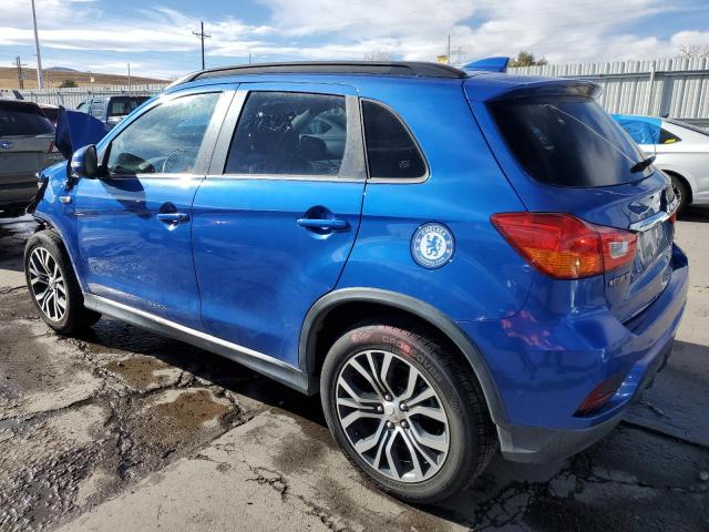 JA4AR4AW2JU002423 - 2018 MITSUBISHI OUTLANDER SEL BLUE photo 2