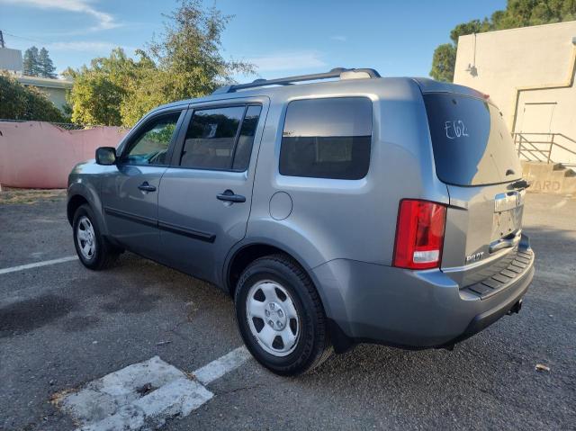 5FNYF48229B038181 - 2009 HONDA PILOT LX GRAY photo 3