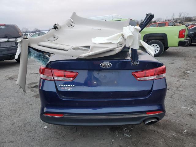 5XXGT4L3XJG273210 - 2018 KIA OPTIMA LX BLUE photo 6