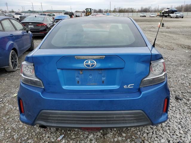 JTKJF5C78F3091673 - 2015 TOYOTA SCION TC BLUE photo 6