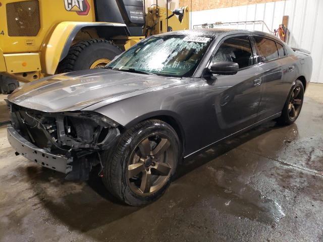 2C3CDXBG3FH761988 - 2015 DODGE CHARGER SE GRAY photo 1