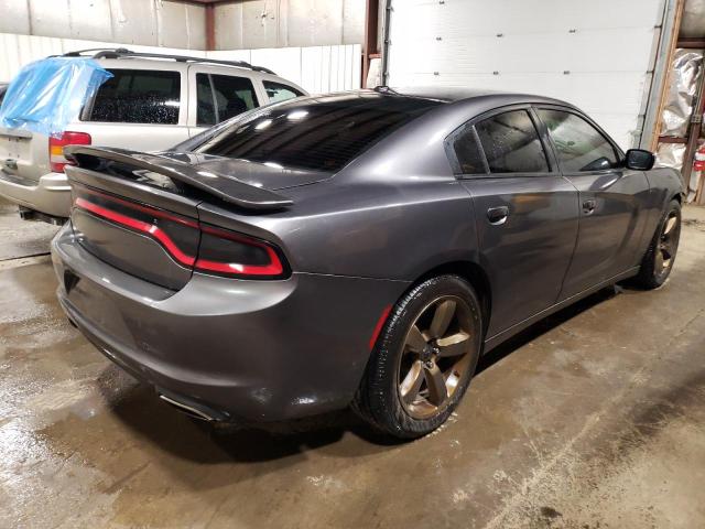 2C3CDXBG3FH761988 - 2015 DODGE CHARGER SE GRAY photo 3