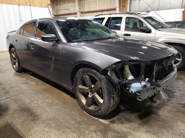 2C3CDXBG3FH761988 - 2015 DODGE CHARGER SE GRAY photo 4