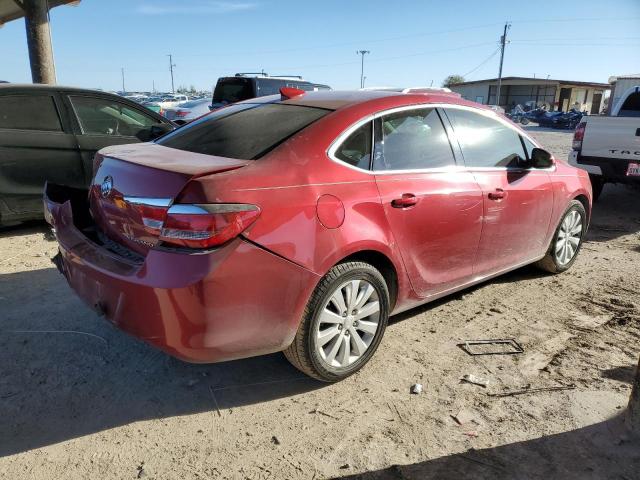 1G4PP5SK1F4219424 - 2015 BUICK VERANO RED photo 3