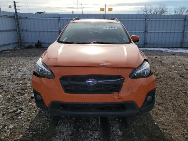 JF2GTADC4J8218365 - 2018 SUBARU CROSSTREK PREMIUM ORANGE photo 5