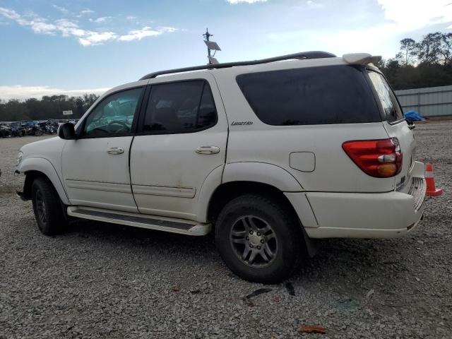 5TDBT48A84S210398 - 2004 TOYOTA SEQUOIA LIMITED WHITE photo 2