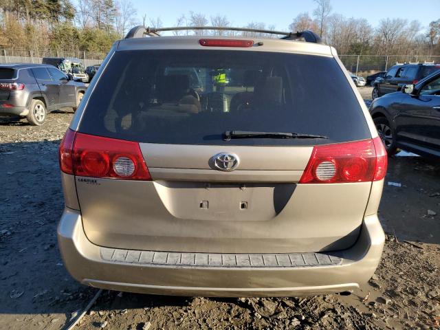 5TDZA23C66S437030 - 2006 TOYOTA SIENNA CE BEIGE photo 6