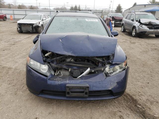 1HGFA15548L111275 - 2008 HONDA CIVIC LX BLUE photo 5